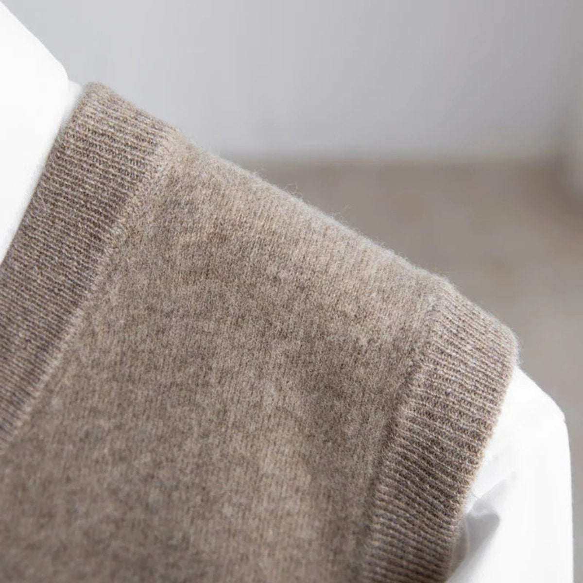 Men's Merino Wool Vest | V-Neck Layering Knit | Australian Wool