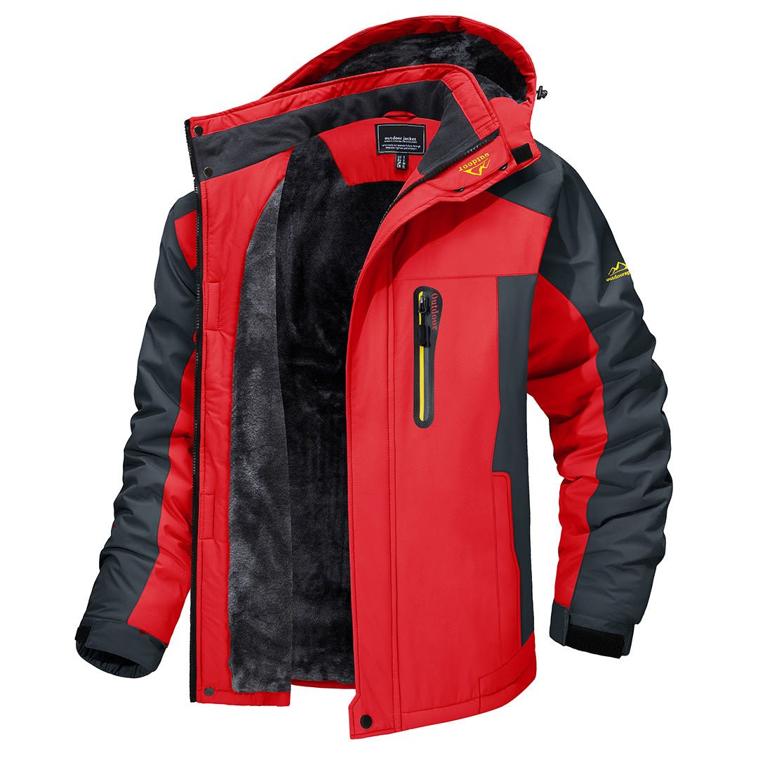 Men's Winter Jacket | Zip-Up, Cold Weather Protection