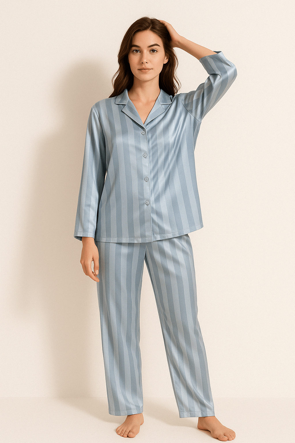 Pyjama Set | Women's Two Piece, Striped | Soft Sleepwear