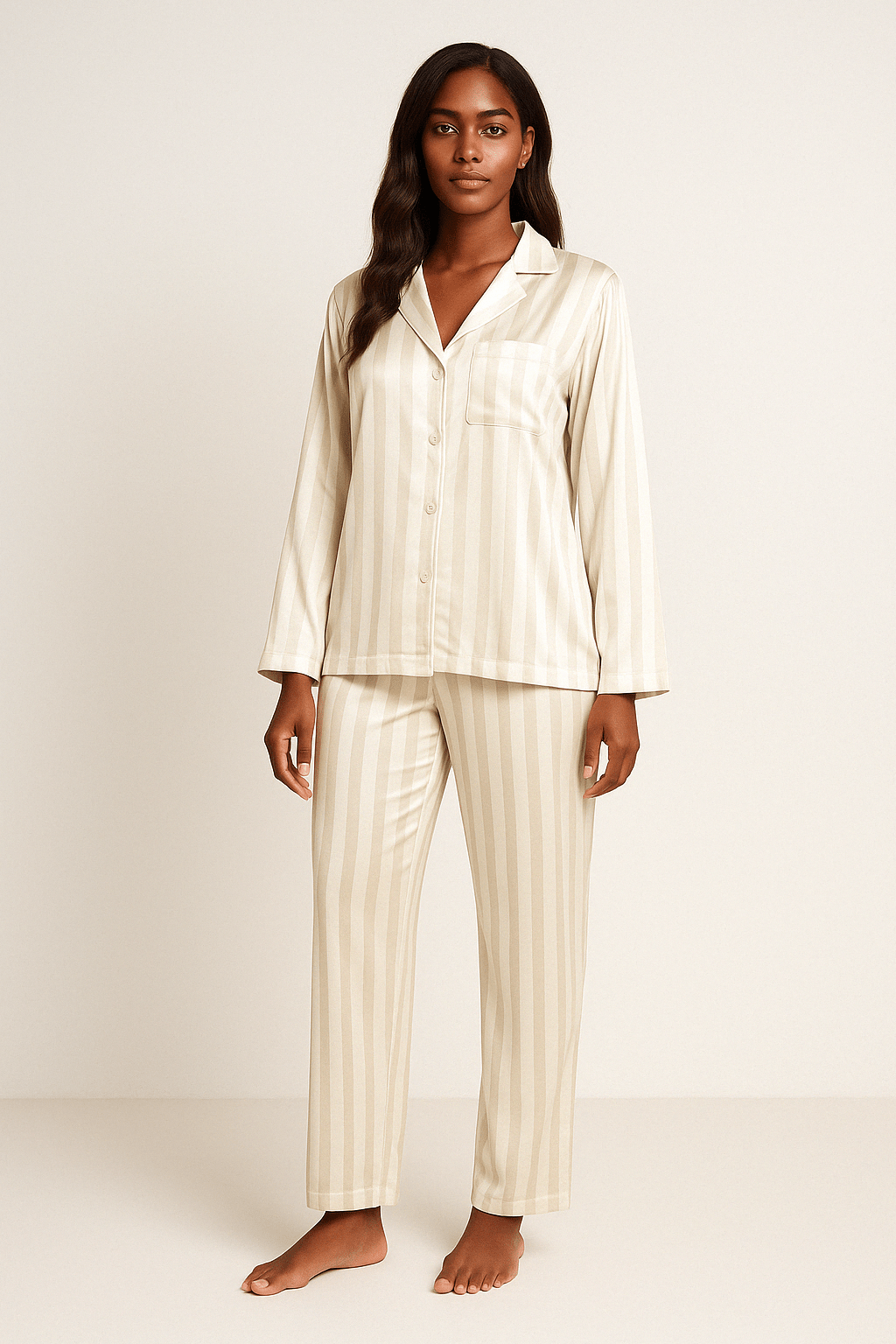 Pyjama Set | Women's Two Piece, Striped | Soft Sleepwear