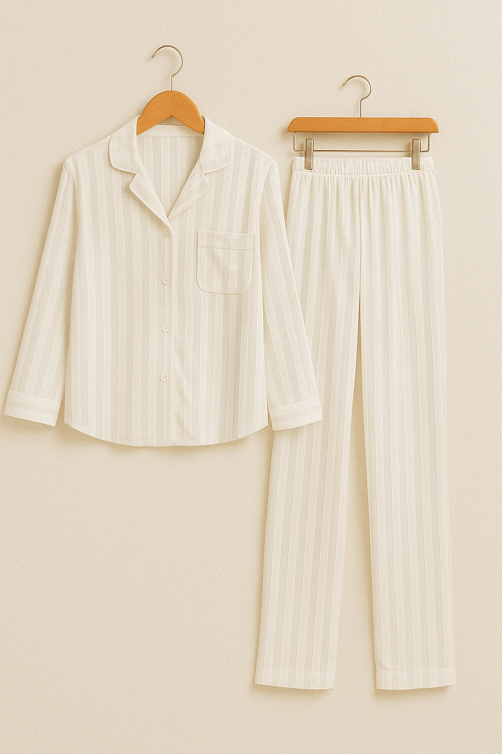 Pyjama Set | Women's Two Piece, Striped | Soft Sleepwear