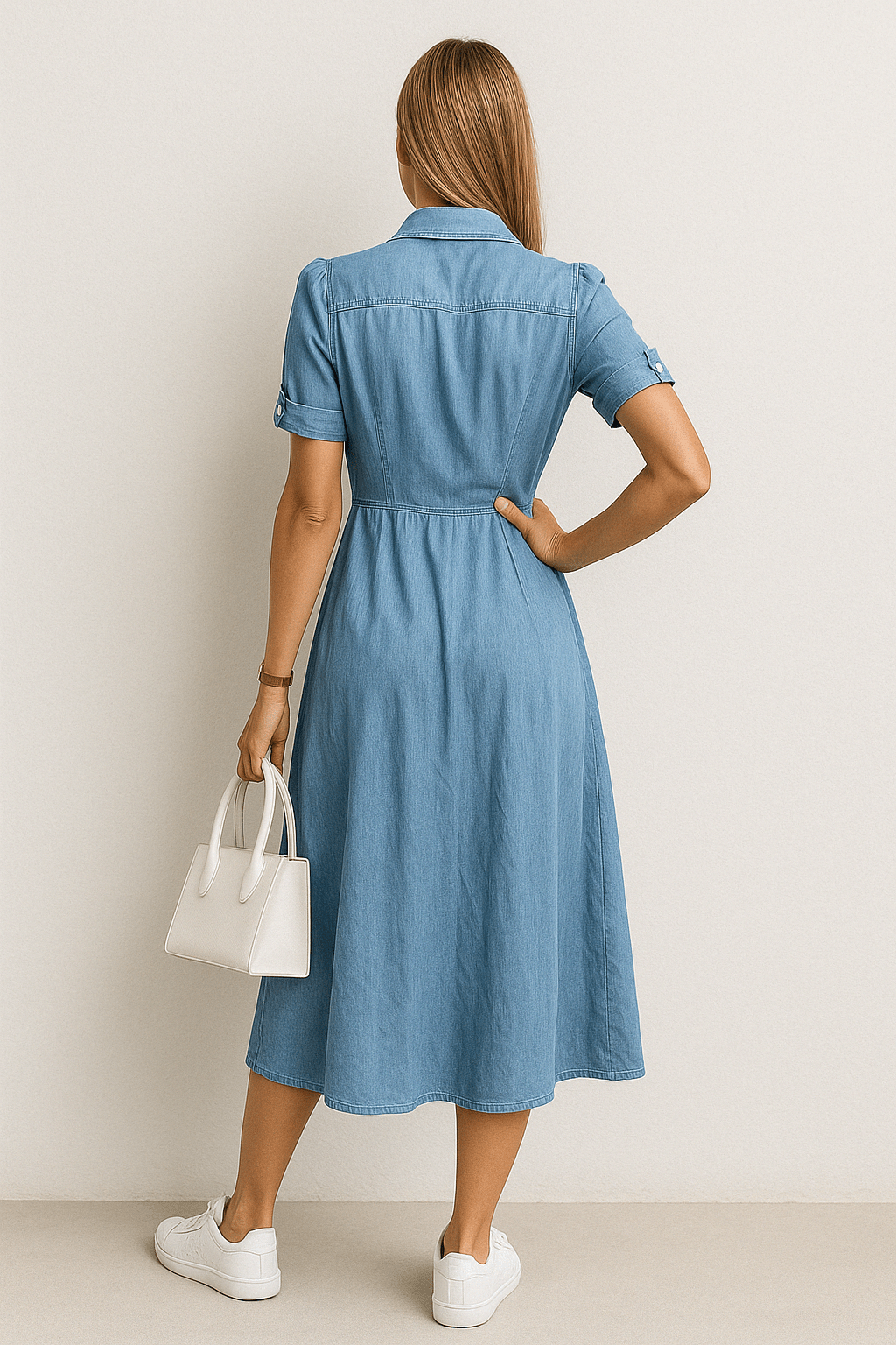 Rebekka Midi Denim Dress - Women's