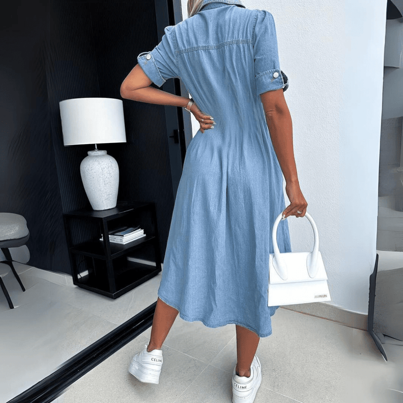 Rebekka Midi Denim Dress - Women's