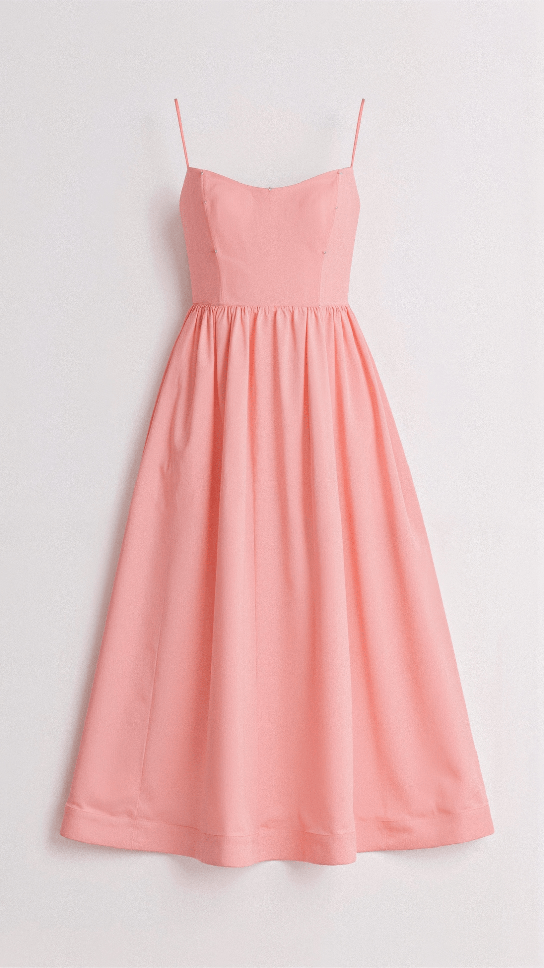 Strapless Evening Midi Dress - Lightweight Summer - For Women