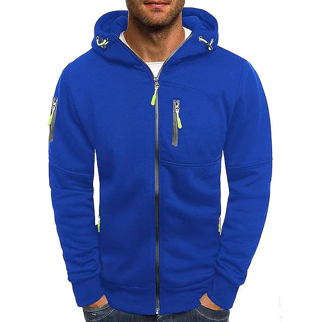 Men's Hoodie Sweatshirt | Polyester Cotton, Front Pockets, Drawstring