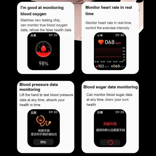 Smart Watch | Wellness, Fitness Tracking | Heart Rate, Blood Pressure, Blood Oxygen