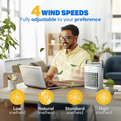Portable air conditioner, 4-in-1 air cooler – USB-C