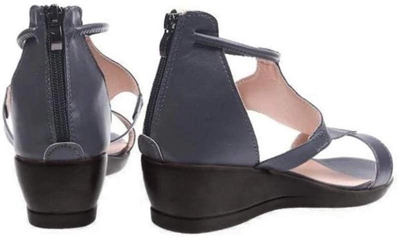 Women's Orthopedic Sandals | Leather, Ankle Strap, Elevated Heel