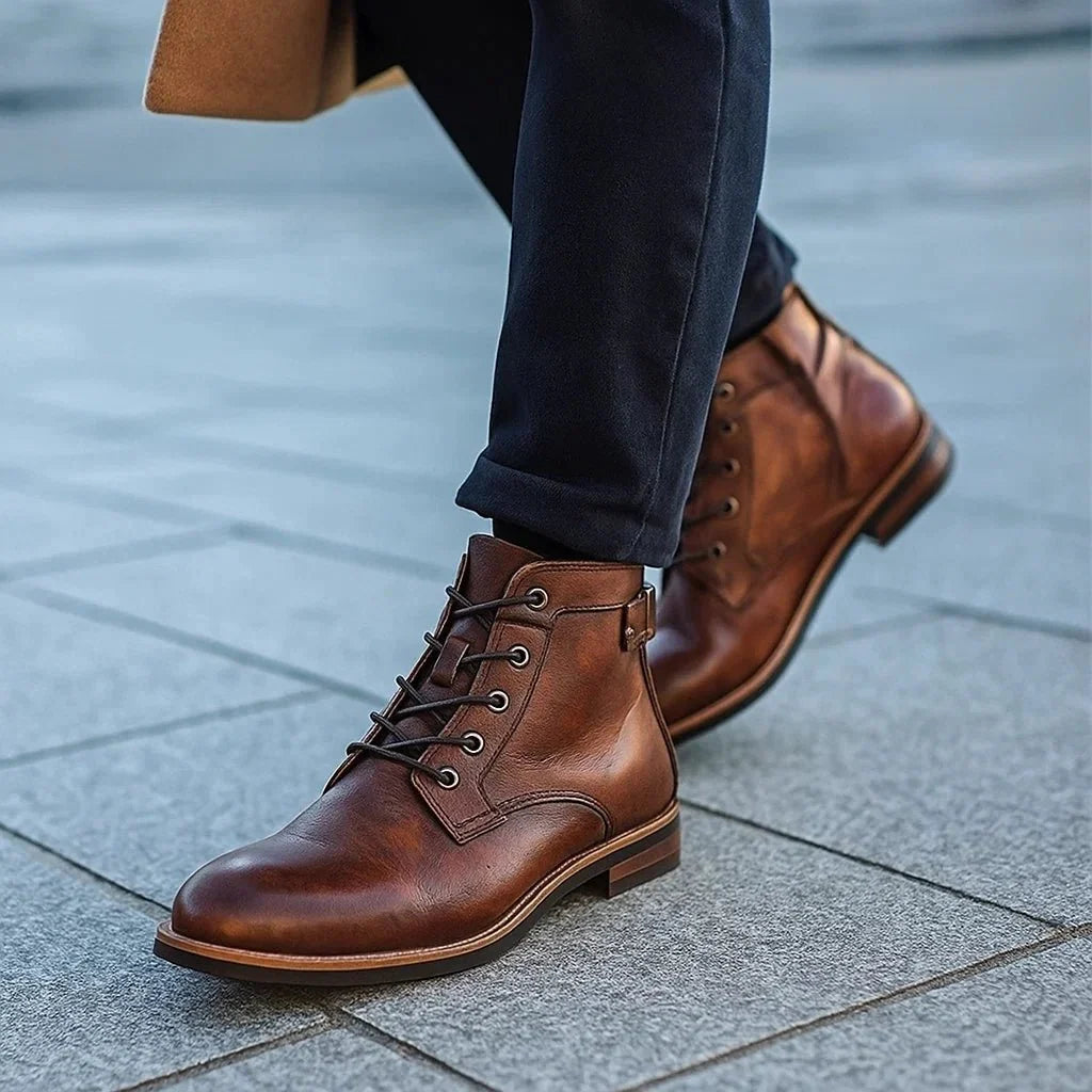 Men’s Arch Support - Comfort - Leather Shoes