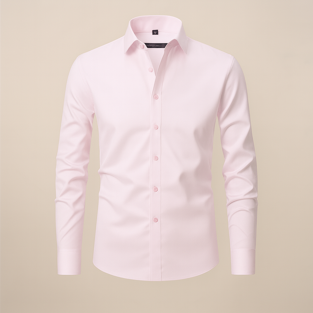 Men's Long Sleeve Shirt | Structured Fit, Wrinkle-Free