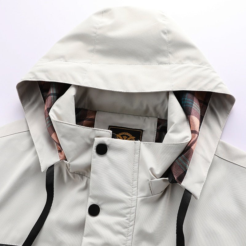 Waterproof Jacket | Men's Winter, Detachable Hood | Insulated Coat