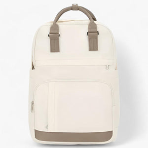 Schoolbag Waterproof Backpack | Urban Style, Beige | Daily & Travel