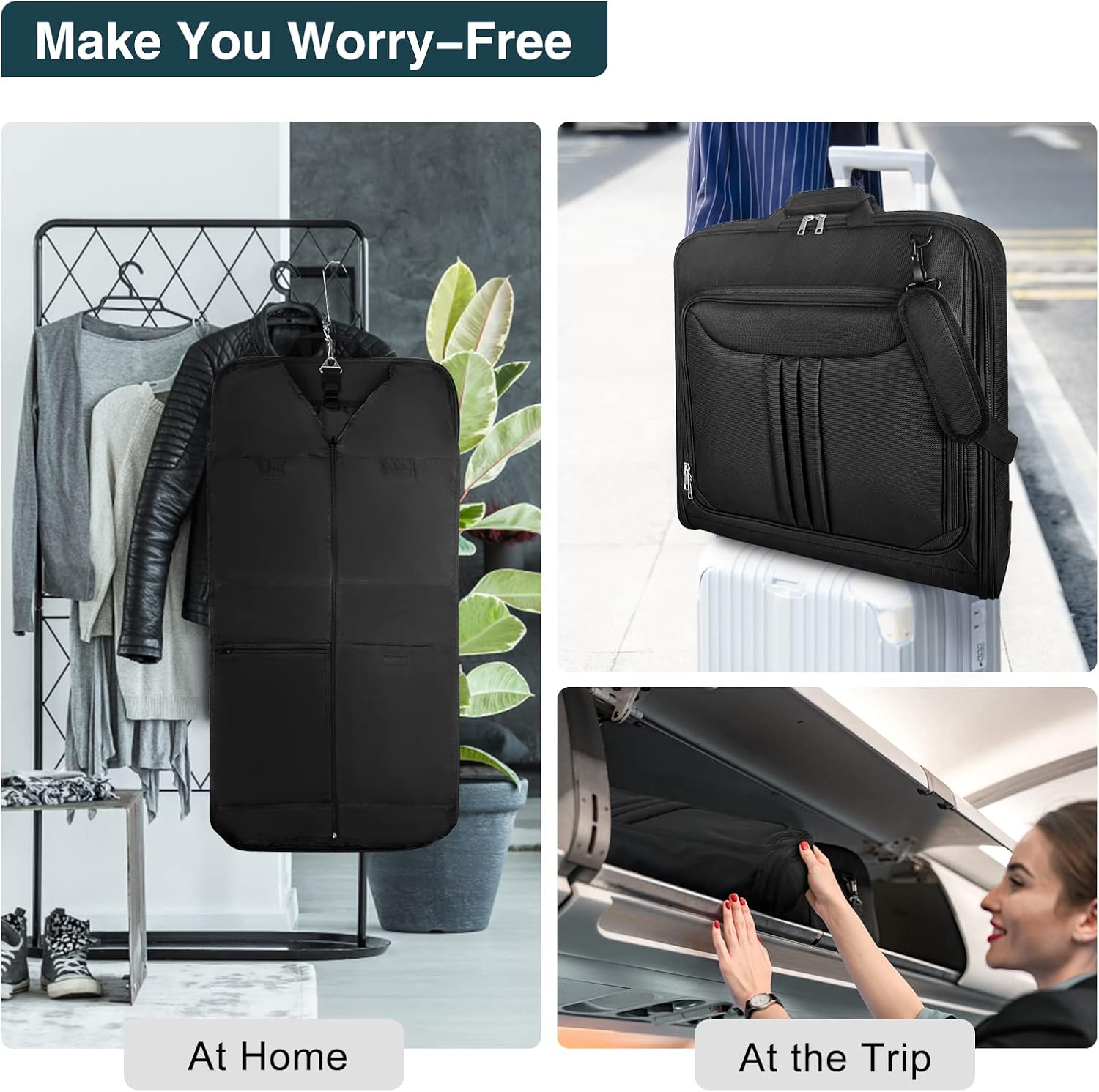 Clothing Storage Bag | Waterproof, 45L, Portable Travel