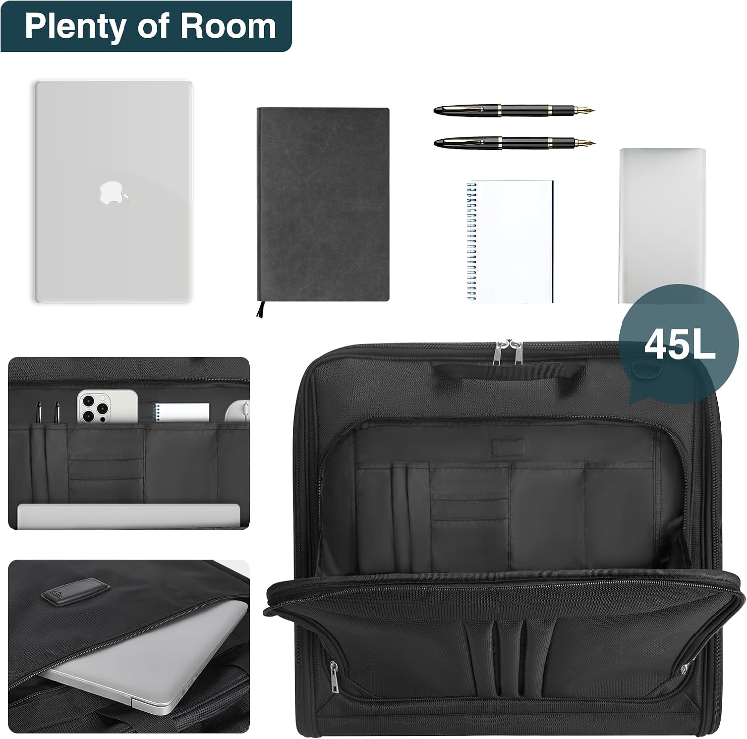 Clothing Storage Bag | Waterproof, 45L, Portable Travel