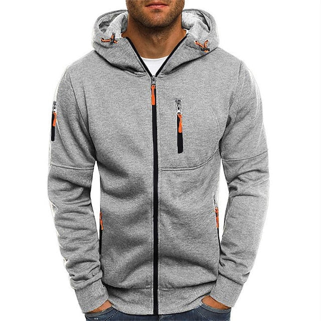 Men's Hoodie Sweatshirt | Polyester Cotton, Front Pockets, Drawstring