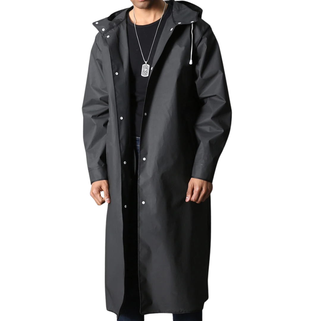 Rain Jacket | Black, Waterproof, Unisex