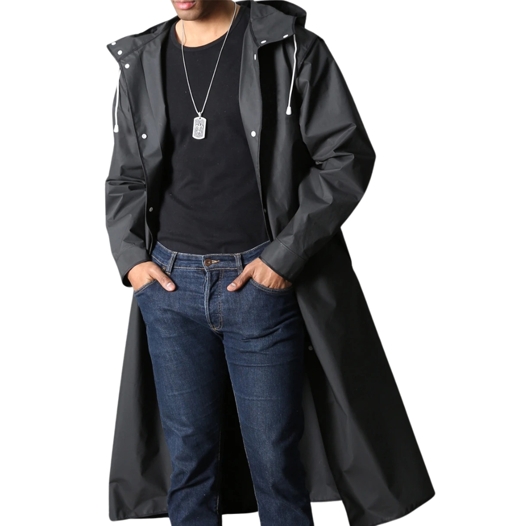Rain Jacket | Black, Waterproof, Unisex