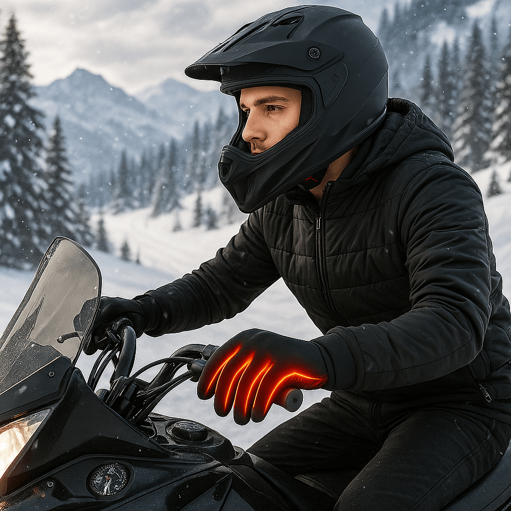 Heated Waterproof Gloves - Touchscreen - Non-Slip