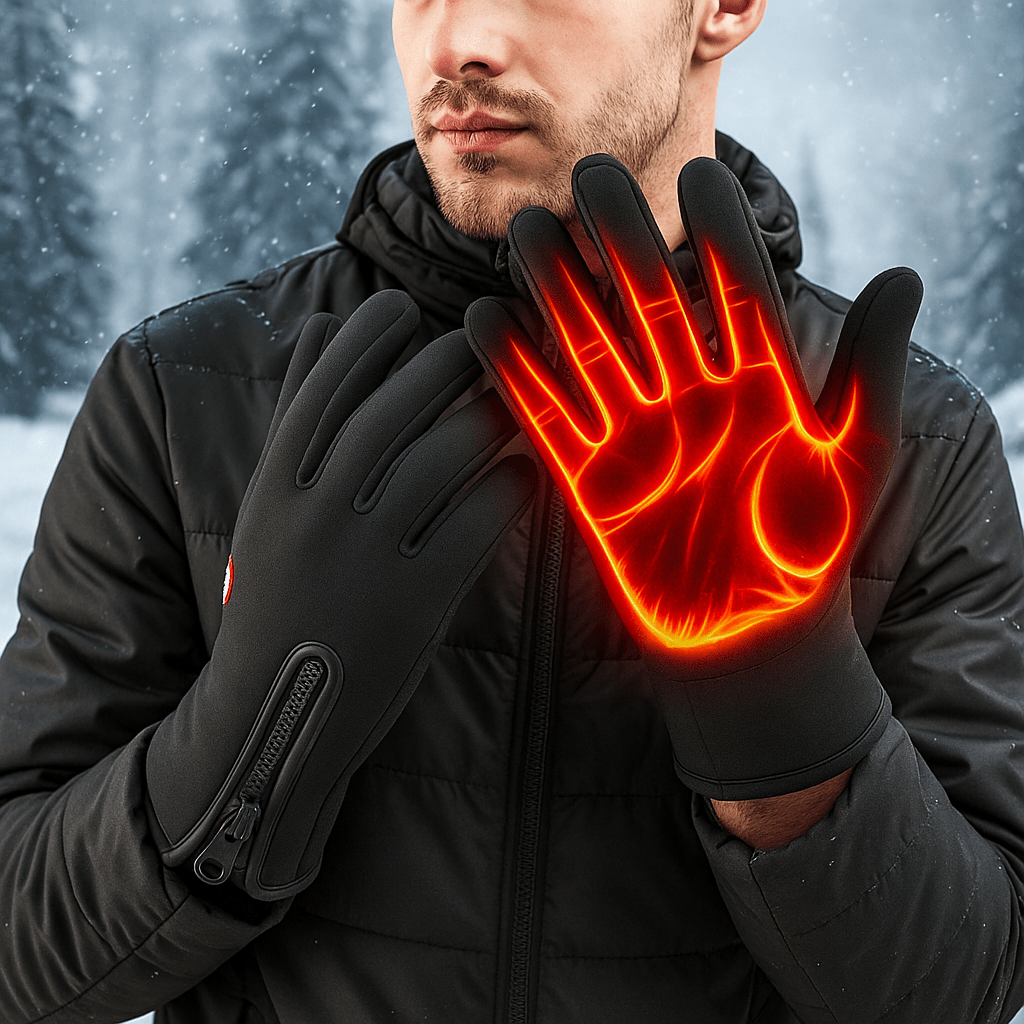 Heated Winter Gloves - Waterproof - Touchscreen - Insulated - Windproof - Thermal