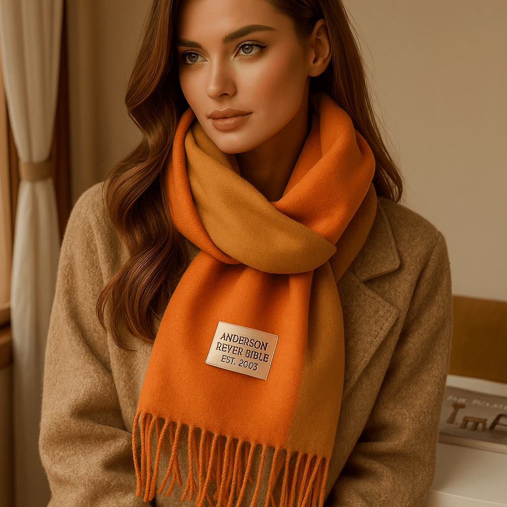 Elena Reversible Scarf - Soft - Elegant - Two-Tone Wrap