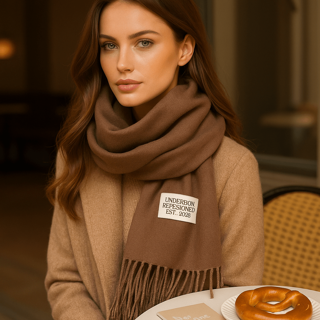 Elena Reversible Scarf - Soft - Elegant - Two-Tone Wrap