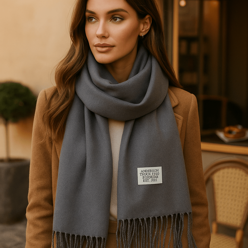 Elena Reversible Scarf - Soft - Elegant - Two-Tone Wrap