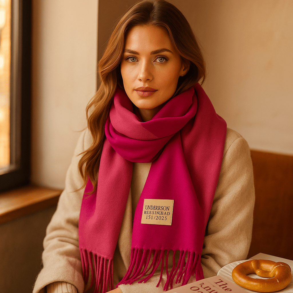 Elena Reversible Scarf - Soft - Elegant - Two-Tone Wrap