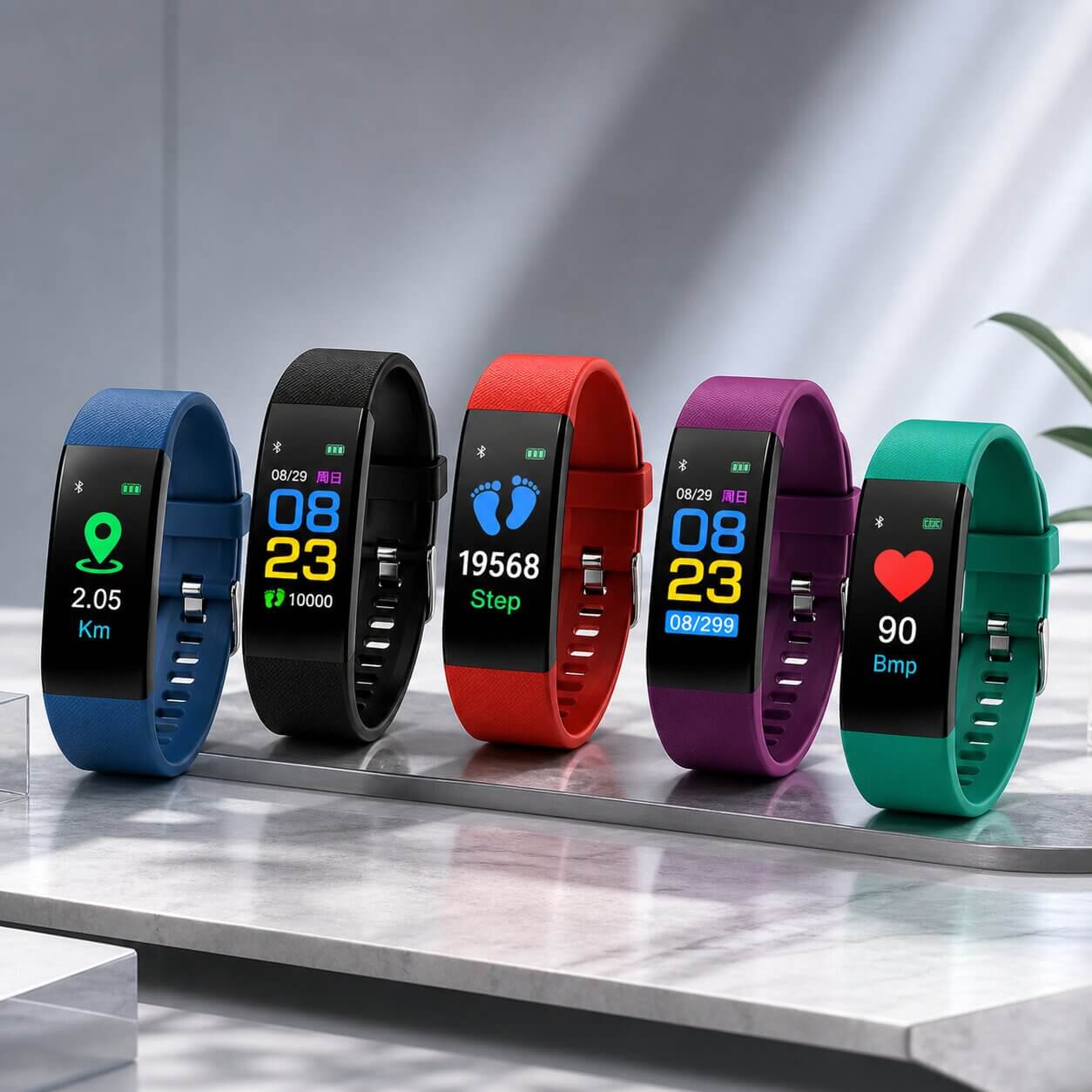 Smartwatch for Seniors with Health Functions | Fitness Tracker Watch with Large Display | HerzWacht