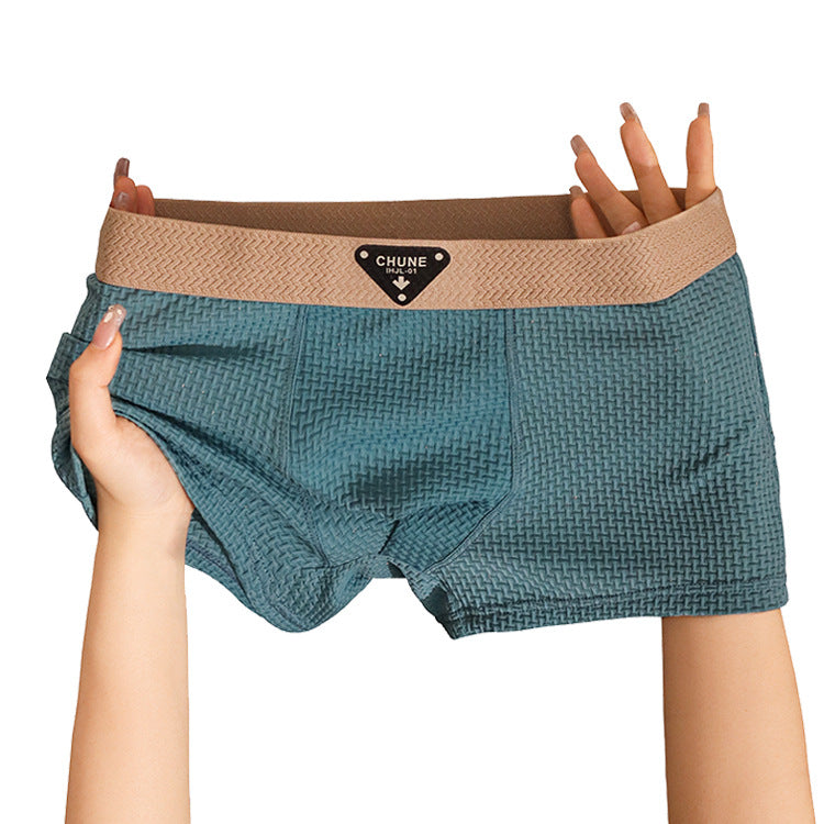 Men's Boxer Briefs 3 Pack | Ribbed, Stretch Cotton | Soft Feel
