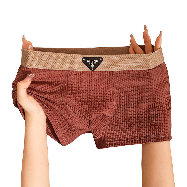Men's Boxer Briefs 3 Pack | Ribbed, Stretch Cotton | Soft Feel