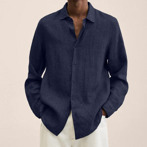 Men’s Linen Long sleeve Shirt | Breathable, lightweight
