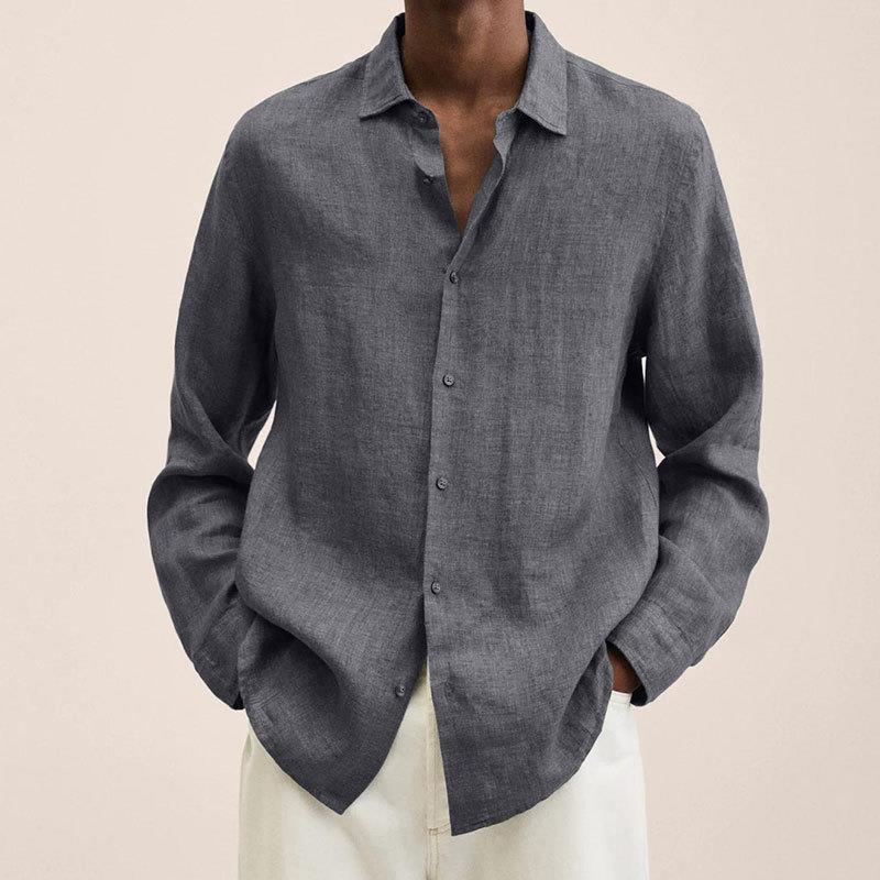 Men’s Linen Long sleeve Shirt | Breathable, lightweight