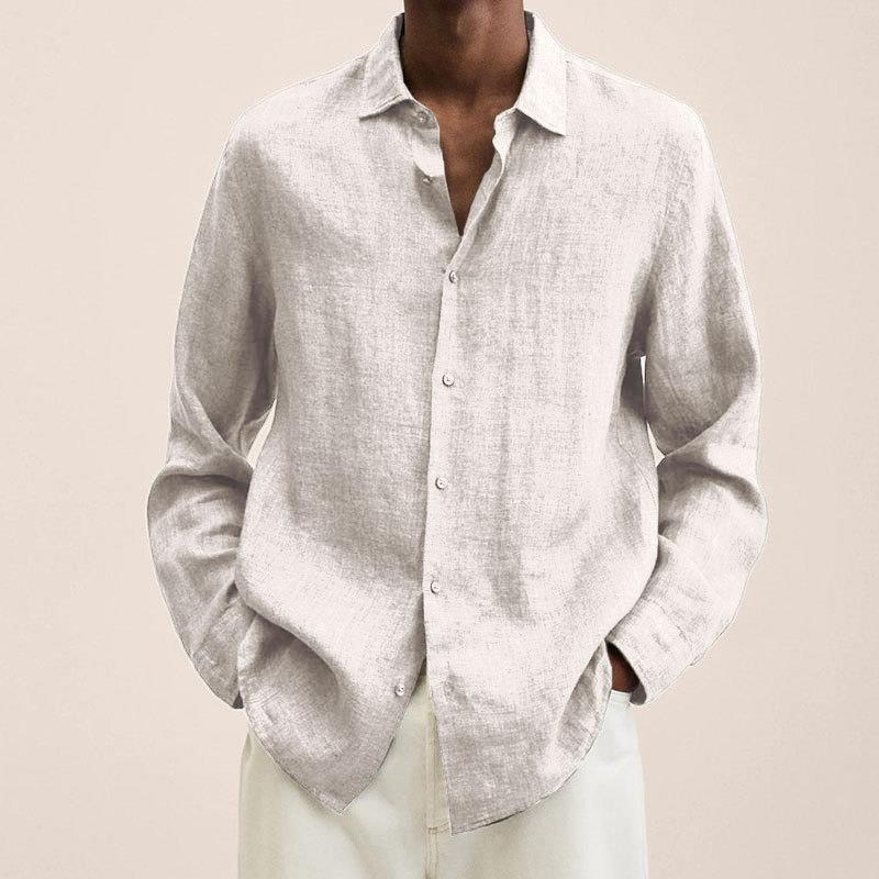 Men’s Linen Long sleeve Shirt | Breathable, lightweight