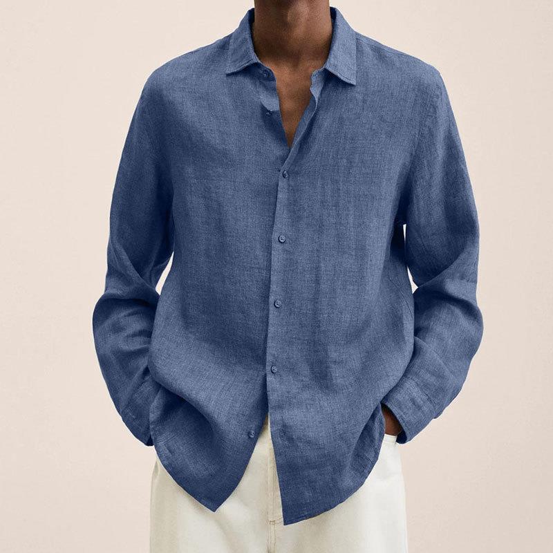 Men’s Linen Long sleeve Shirt | Breathable, lightweight