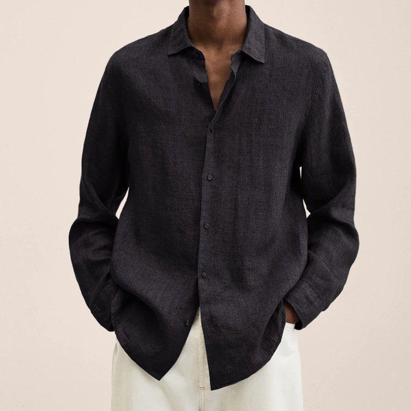 Men’s Linen Long sleeve Shirt | Breathable, lightweight