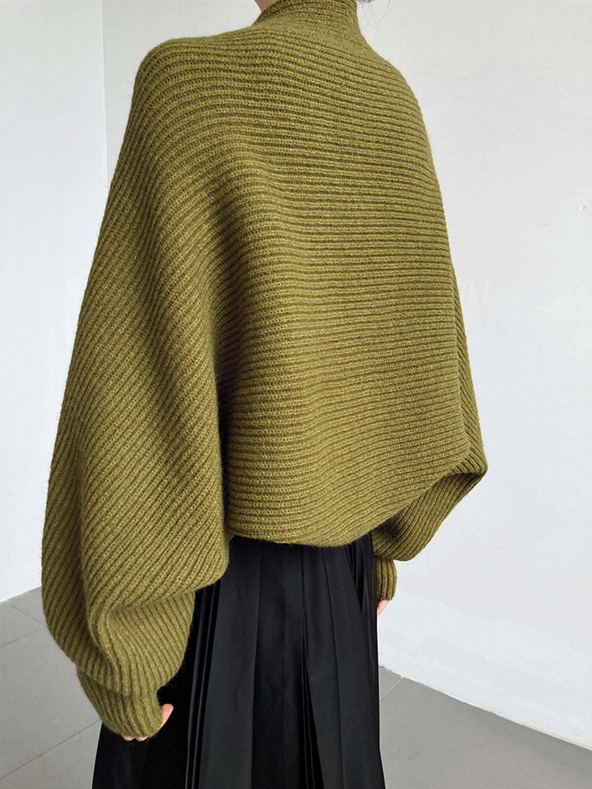 Women knit open front shrug sweater casual layering piece