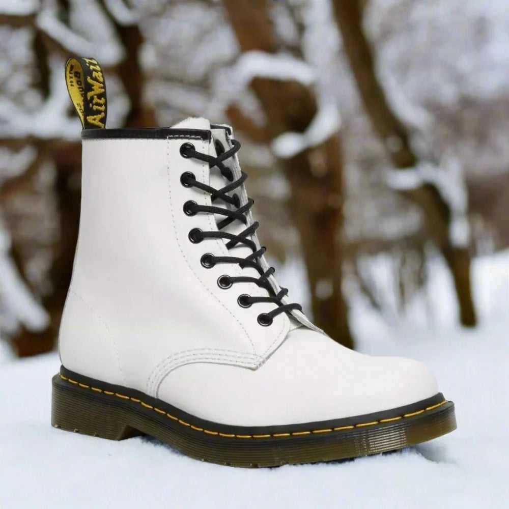 Lace up ankle boots with chunky profiled sole in structured upper