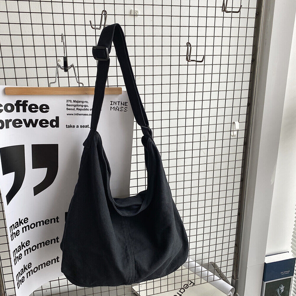 Canvas Shoulder Bag | Oversized, Casual | Tote Handbag