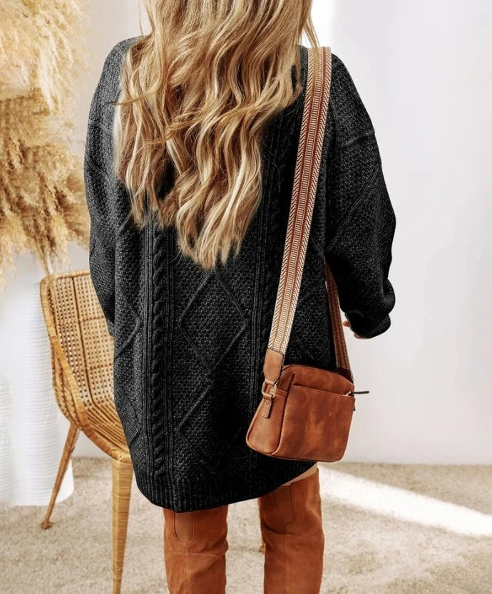 Jumper Dress | Cable Knit, Oversized Fit | Women’s Cozy Knitwear