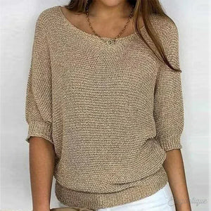 Women's Crew Neck Sweater | Loose, Comfortable Fit | Casual Style