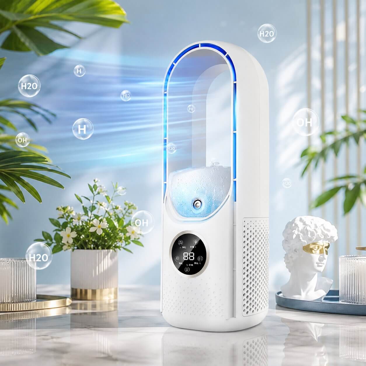 Faline | Quiet Bladeless Air Cooler | Brisano