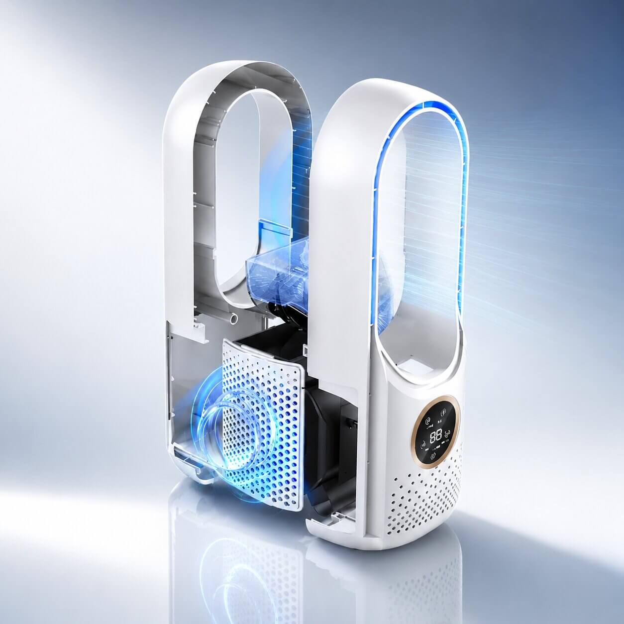 Faline | Quiet Bladeless Air Cooler | Brisano