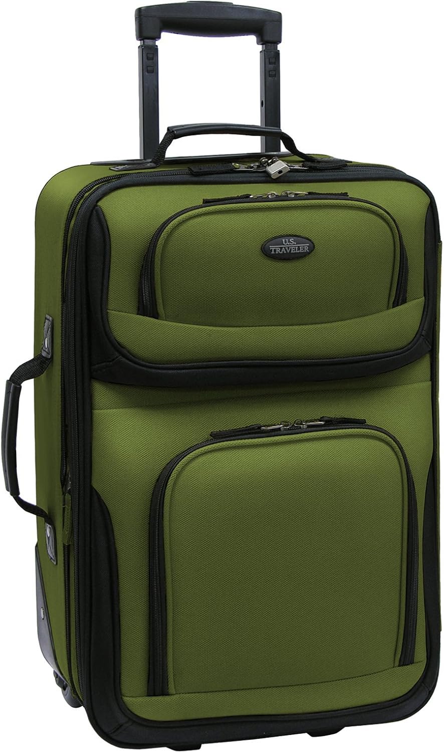 2-piece luggage set | Soft, expandable | Rolling wheels