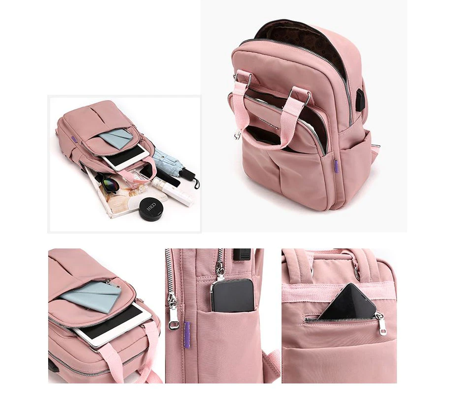 Schoolbag with USB Port | Waterproof, Anti-Theft, Multi-Compartment