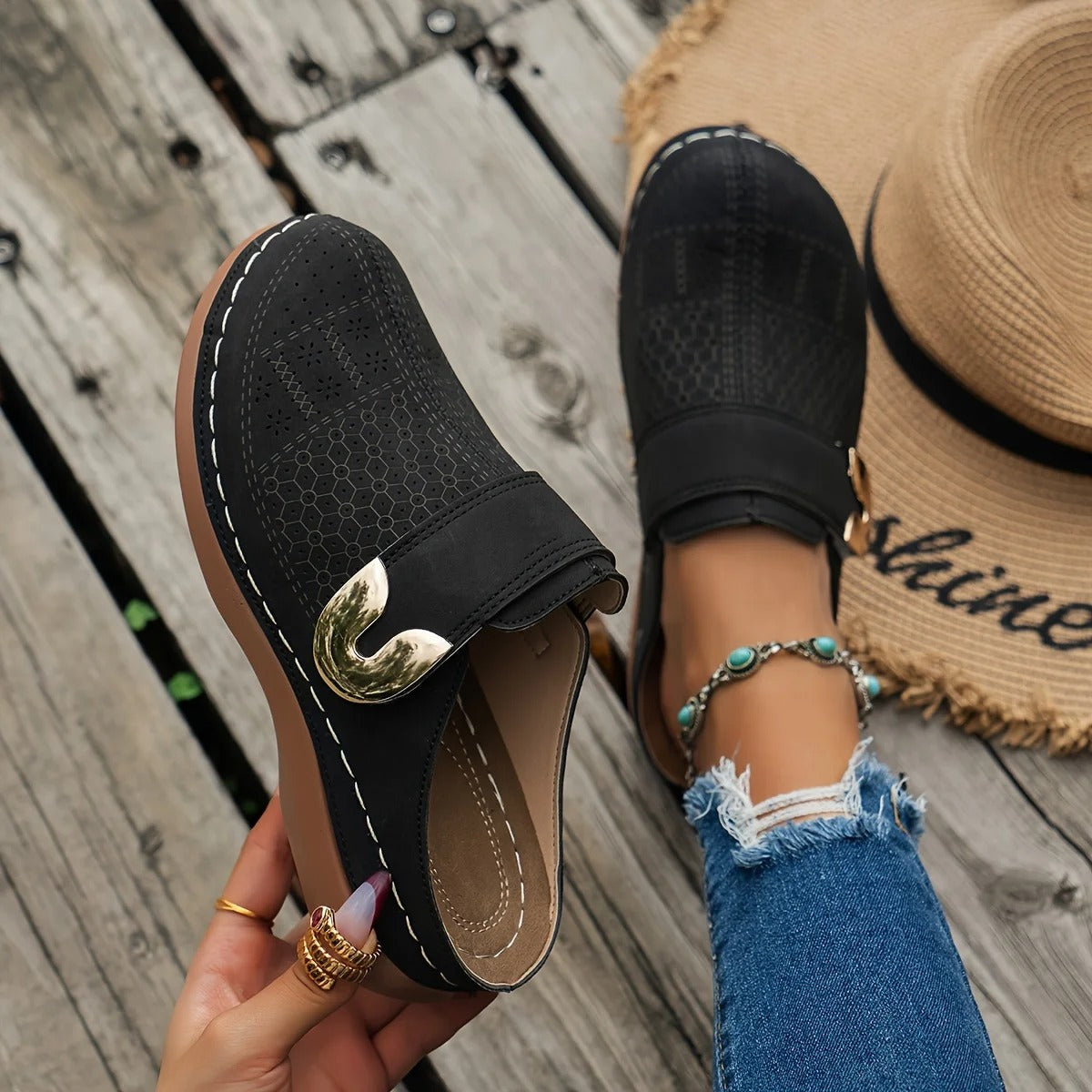 Women's Wedge Sandals | Slip-On Wedge Platform | Comfortable
