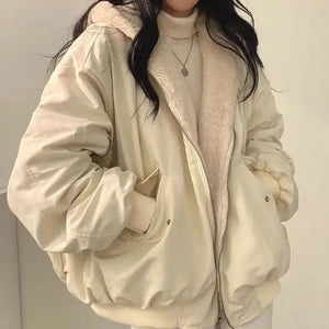 Oversized Bomber Jacket Women | Teddy, Winter Warm