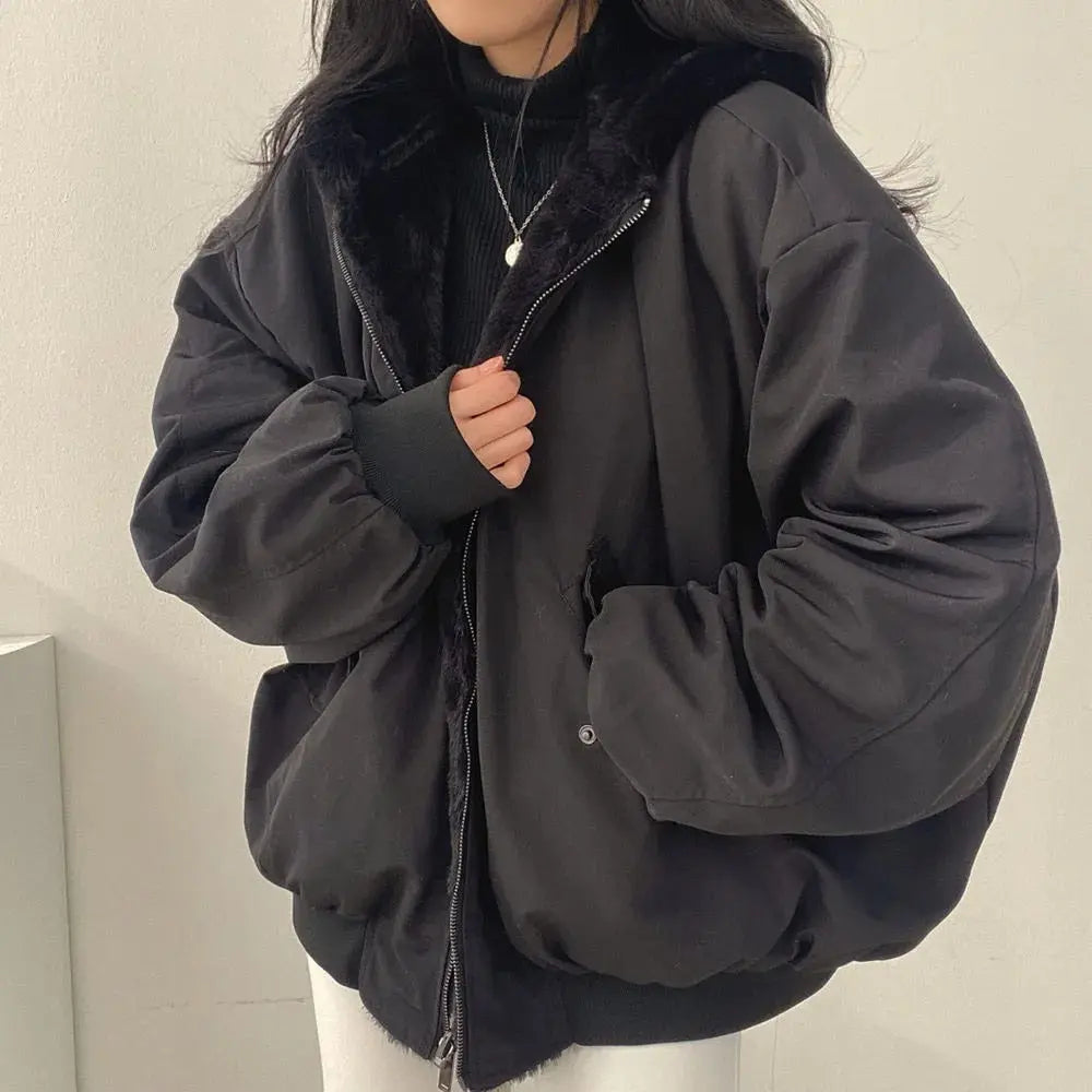 Oversized Bomber Jacket Women | Teddy, Winter Warm