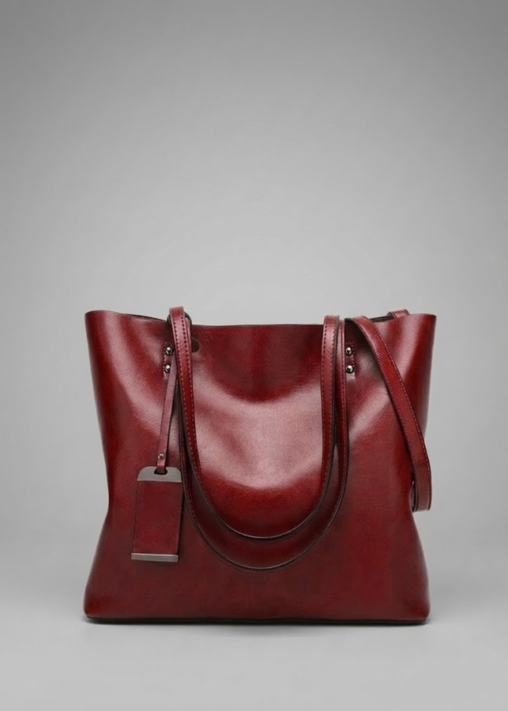 Vegan Leather Work Tote | Vintage Patina, Laptop Bag