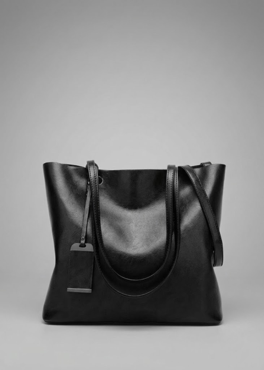 Vegan Leather Work Tote | Vintage Patina, Laptop Bag