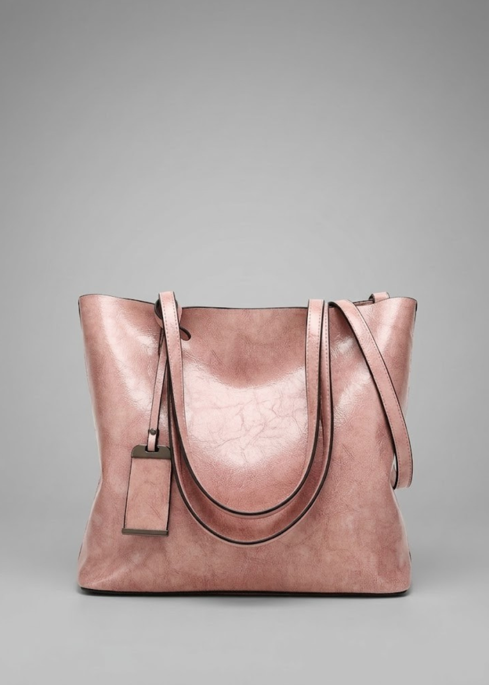Vegan Leather Work Tote | Vintage Patina, Laptop Bag